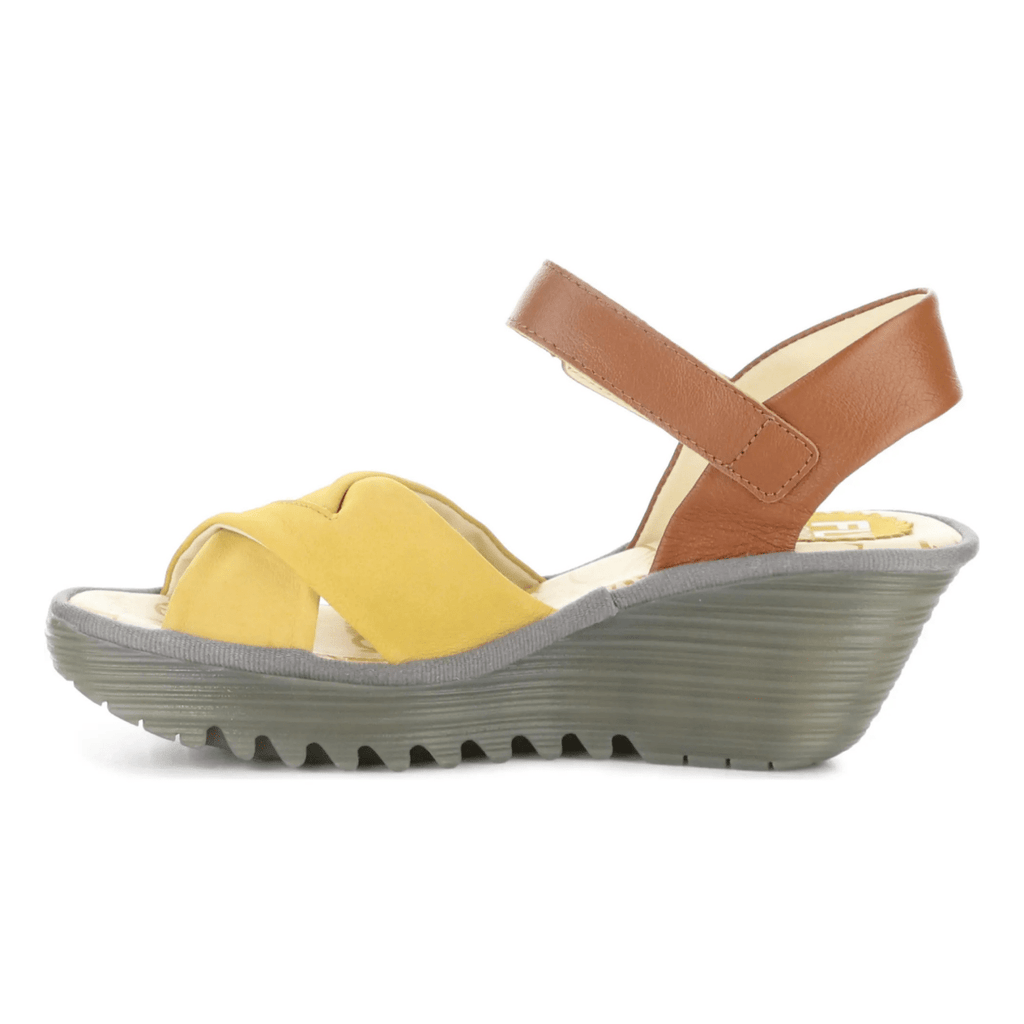 Fly London Women's YORG607 Bumblebee/Tan Mousse Leather