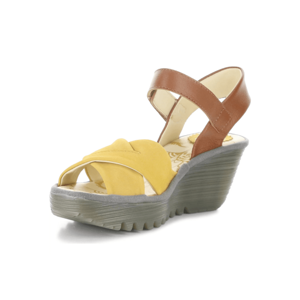 Fly London Women's YORG607 Bumblebee/Tan Mousse Leather