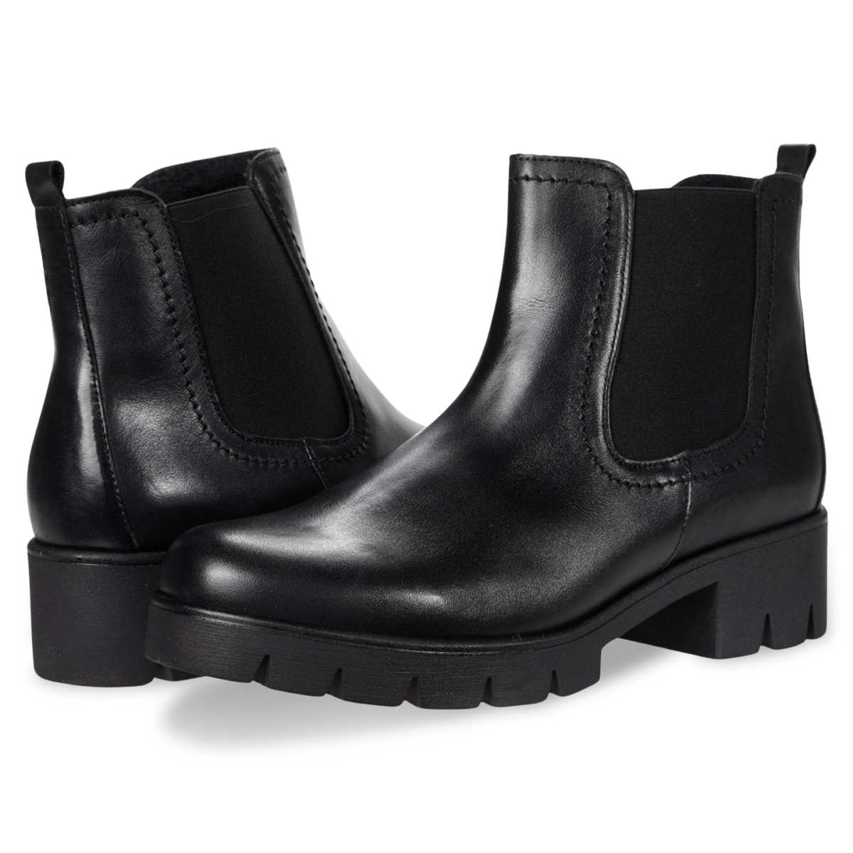 Gabor Women's 31.710.27 Chelsea Black Leather