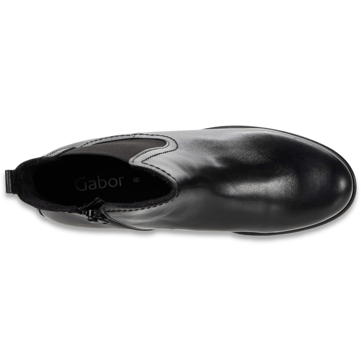Gabor Women's 31.710.27 Chelsea Black Leather