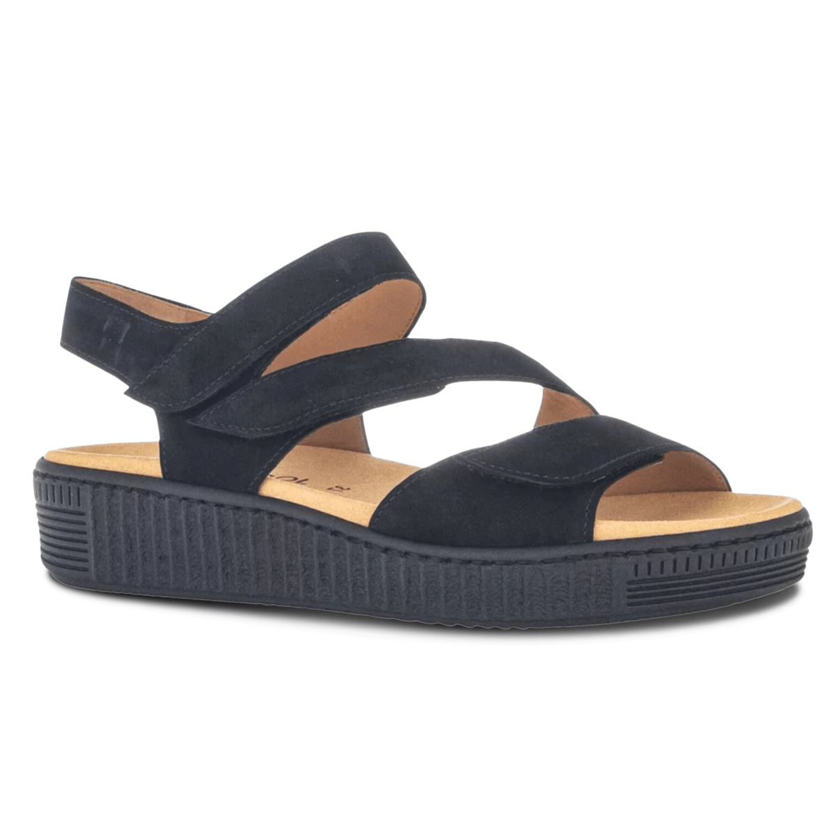 Gabor Women's 43.600.17 Black/Black Suede