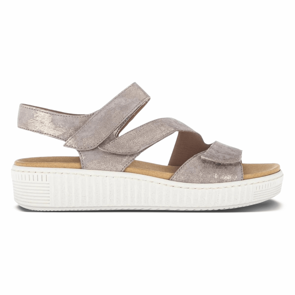 Gabor Women's 43.600.62 Beige Metallic Leather