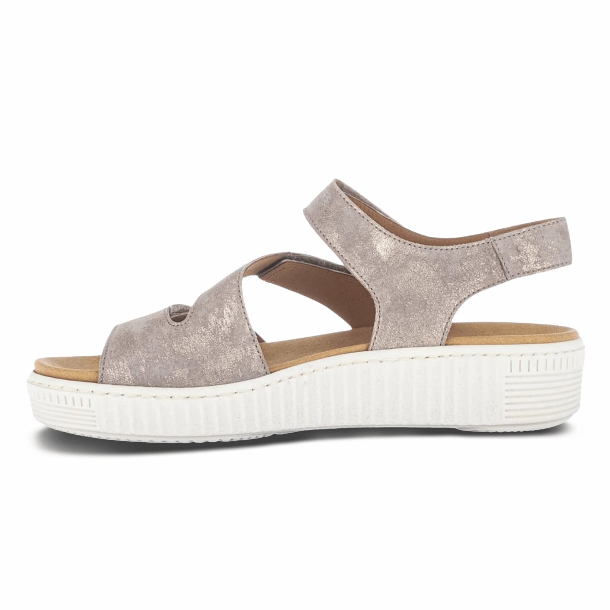 Gabor Women's 43.600.62 Beige Metallic Leather