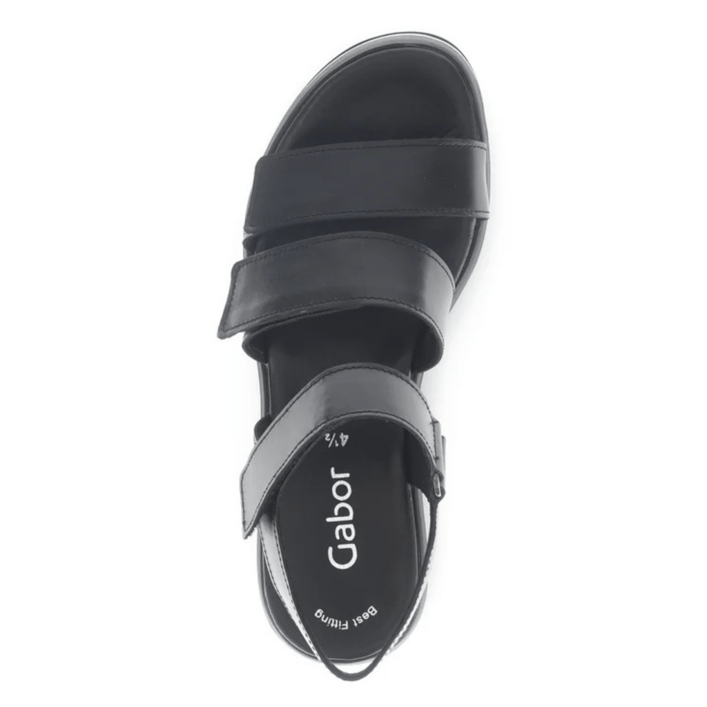 Gabor Women's 64.620.27 Black Nappa Leather