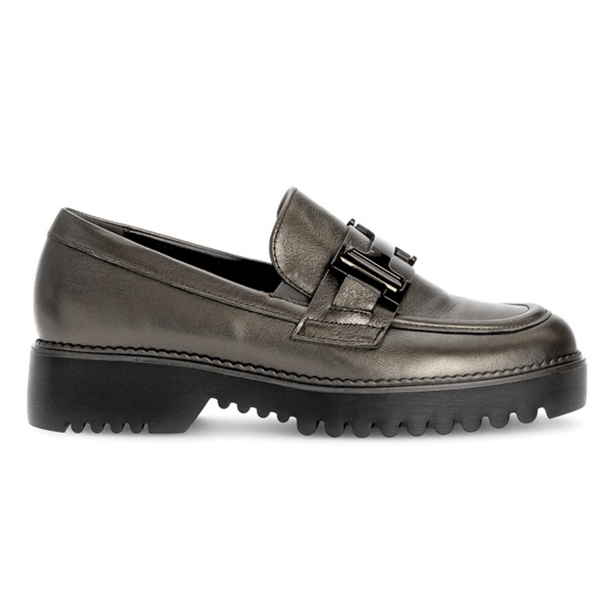 Gabor Women's 72.452.89 Smoke Metallic Leather