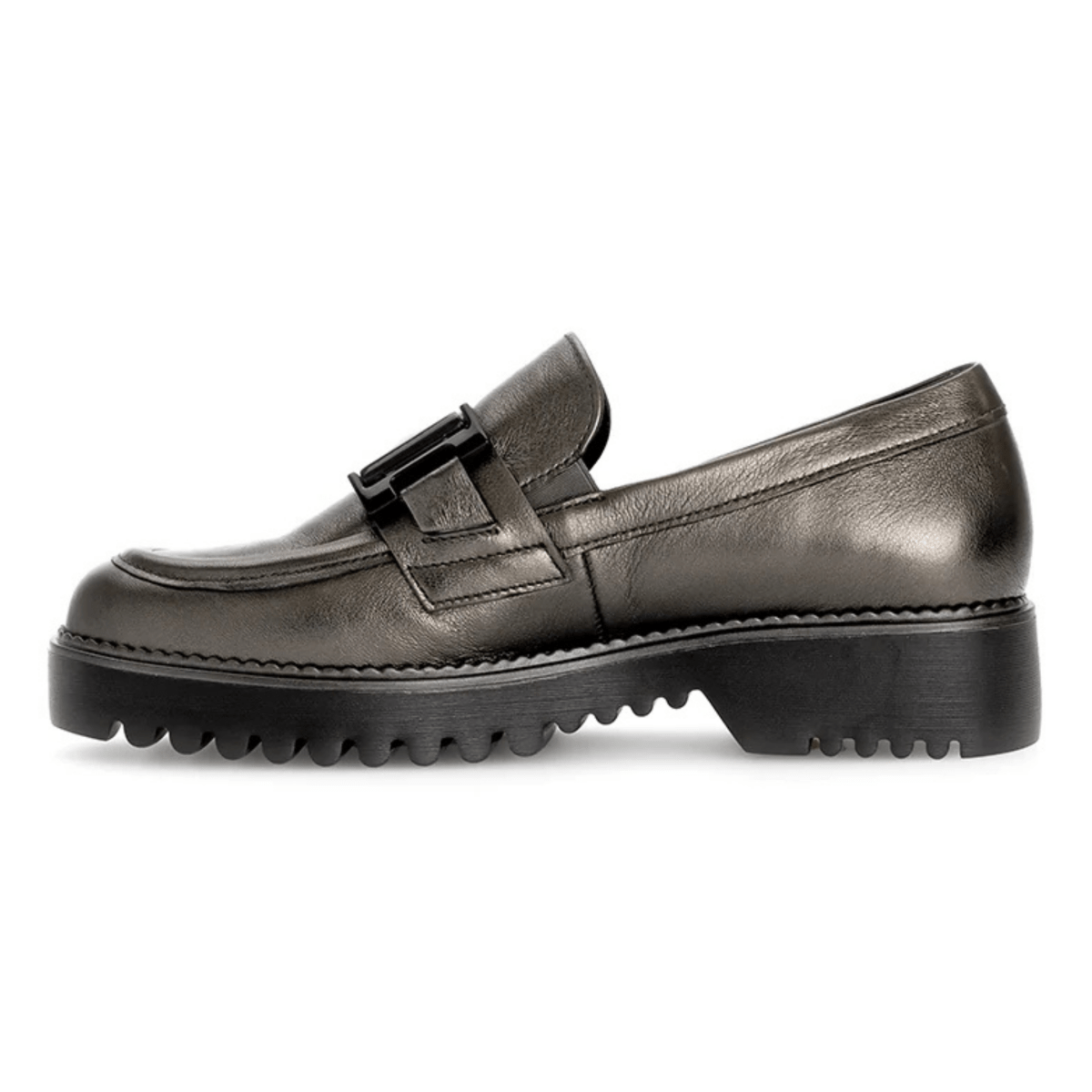 Gabor Women's 72.452.89 Smoke Metallic Leather