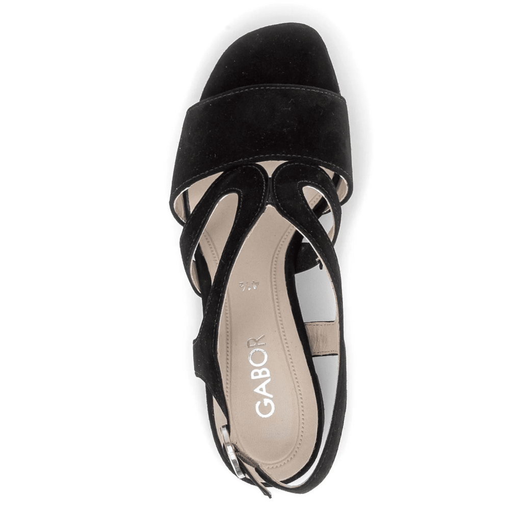 Gabor Women's 81.713.17 Black Suede