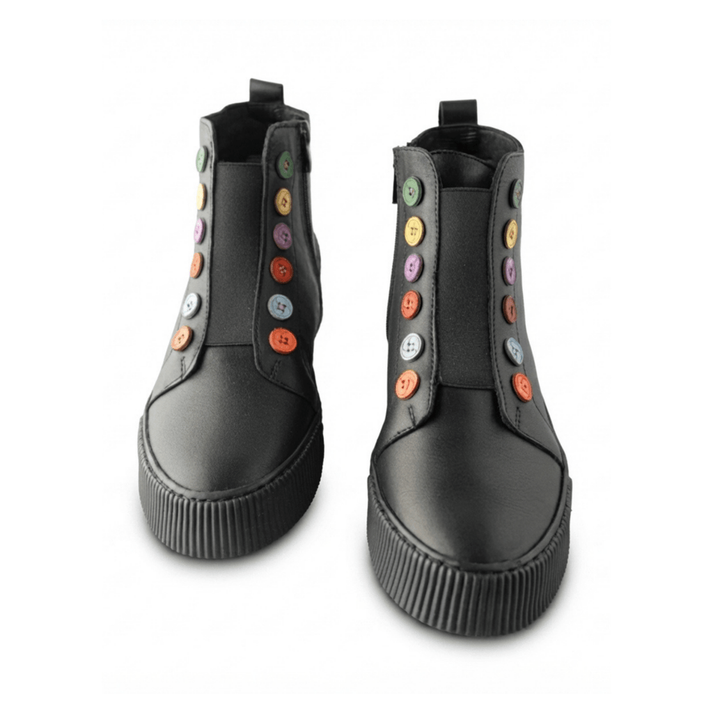 Gelato Women's Tina Black Leather