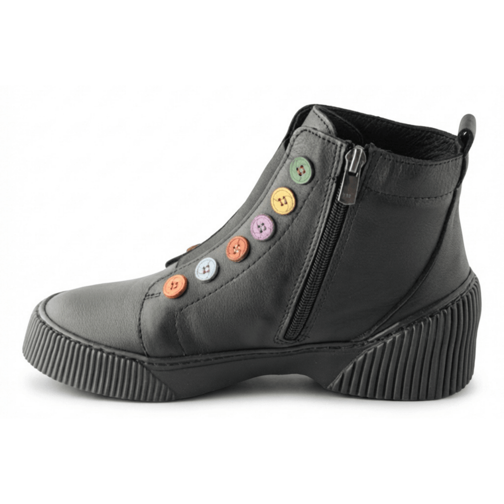 Gelato Women's Tina Black Leather