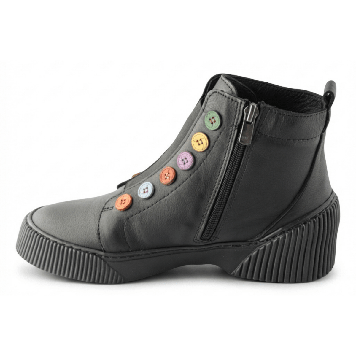 Gelato Women's Tina Black Leather