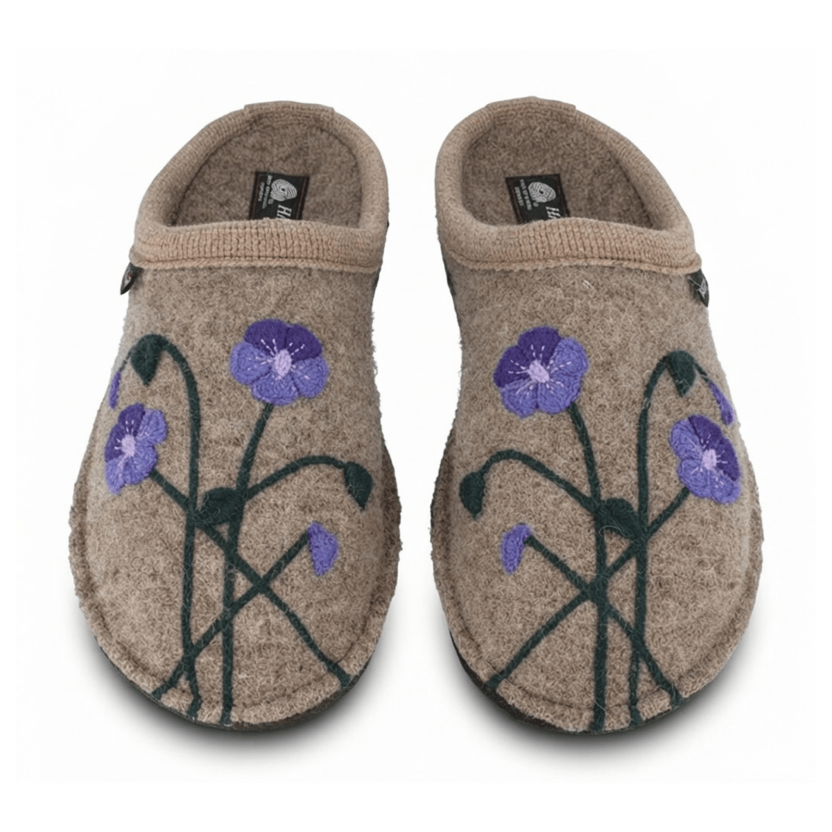 Haflinger Women's AR Viola Wool Earth Purple Flowers