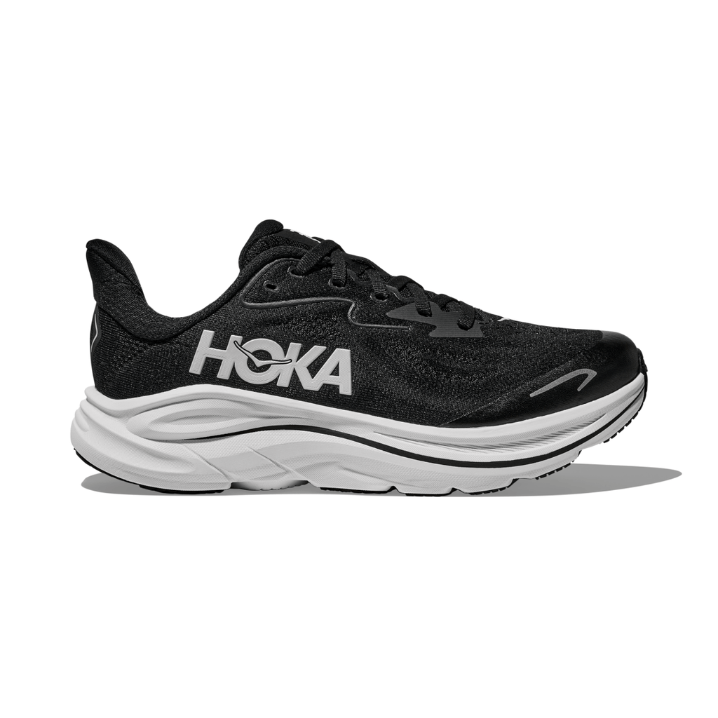 Hoka One One Kids (Grade School) Clifton 10 Black/White