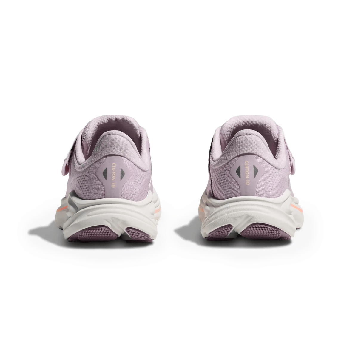 Hoka One One Kids (Grade School) Clifton 10 Lilac Cream/Tangerine Glow