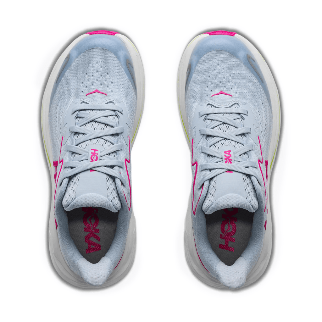 Hoka One One Kids (Grade School) Clifton 10 Overcast/Neon Dragonfruit