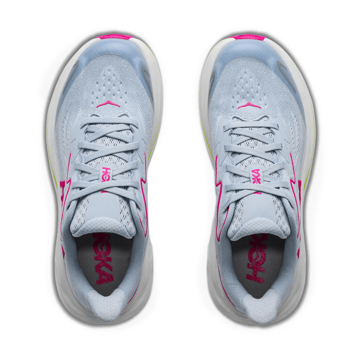 Hoka One One Kids (Grade School) Clifton 10 Overcast/Neon Dragonfruit