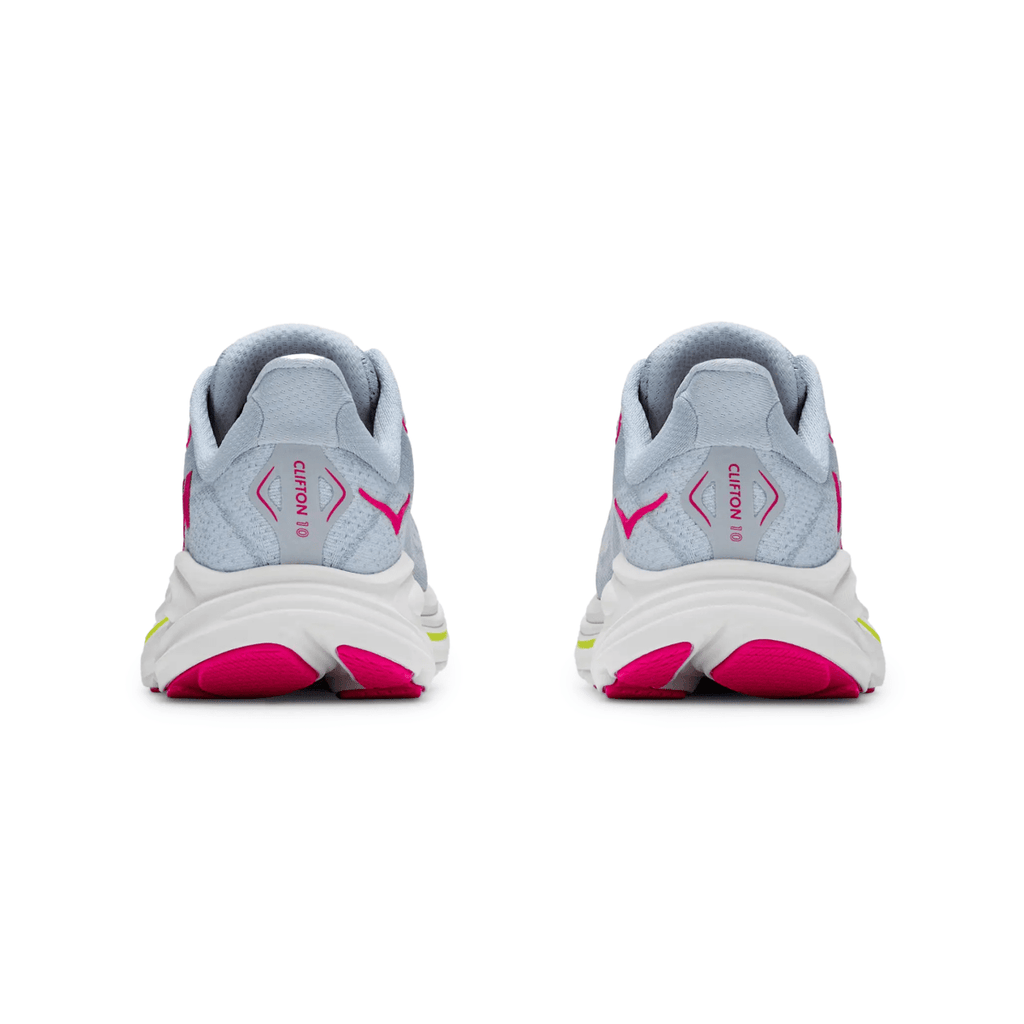 Hoka One One Kids (Grade School) Clifton 10 Overcast/Neon Dragonfruit