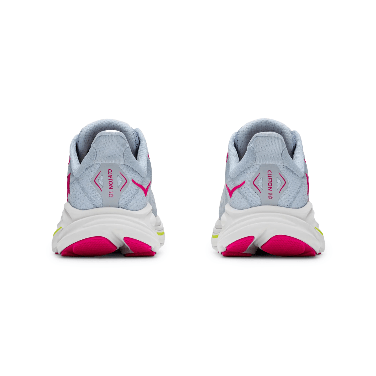 Hoka One One Kids (Grade School) Clifton 10 Overcast/Neon Dragonfruit