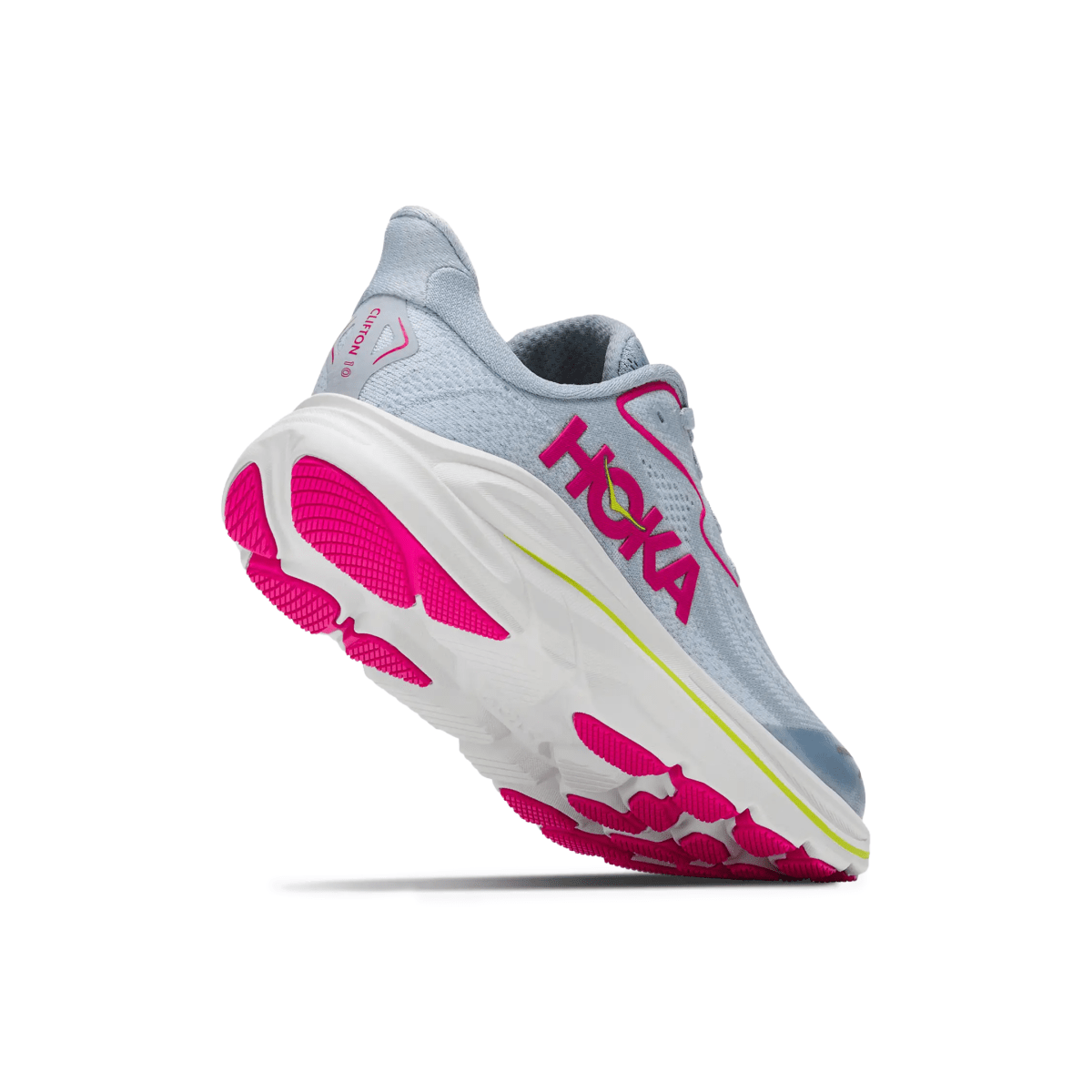 Hoka One One Kids (Grade School) Clifton 10 Overcast/Neon Dragonfruit