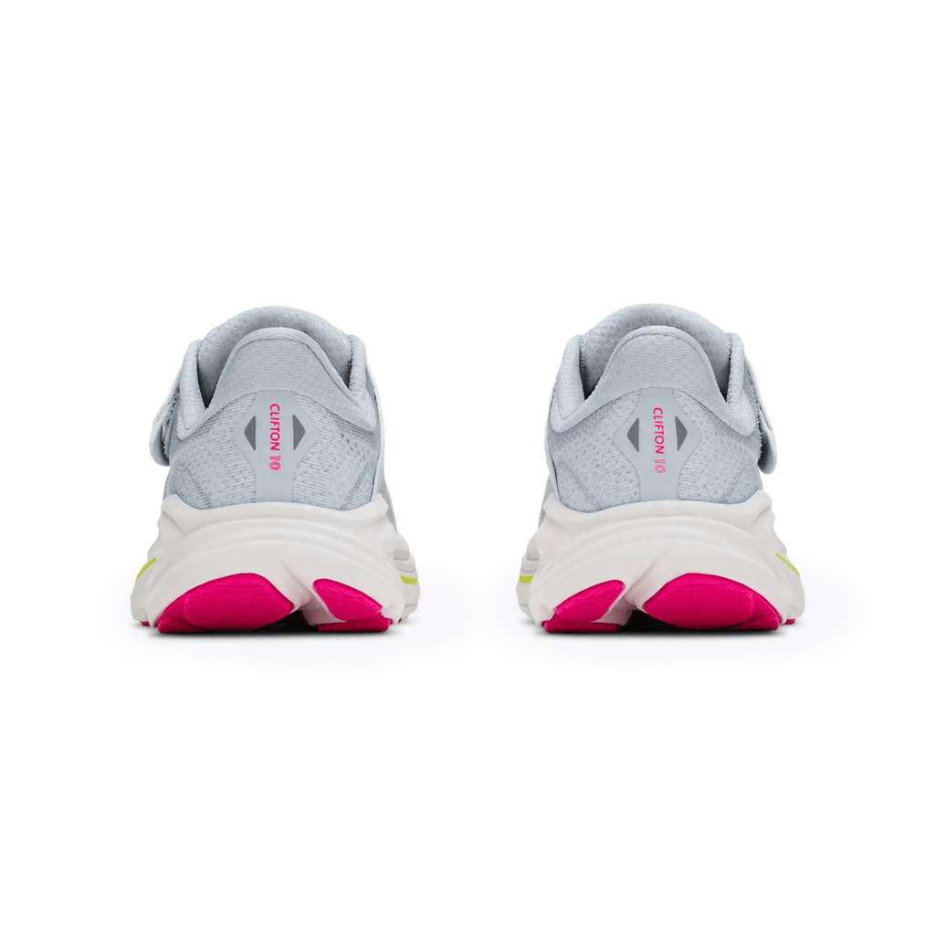 Hoka One One Kids (Preschool) Clifton 10 Overcast/Neon Dragonfruit