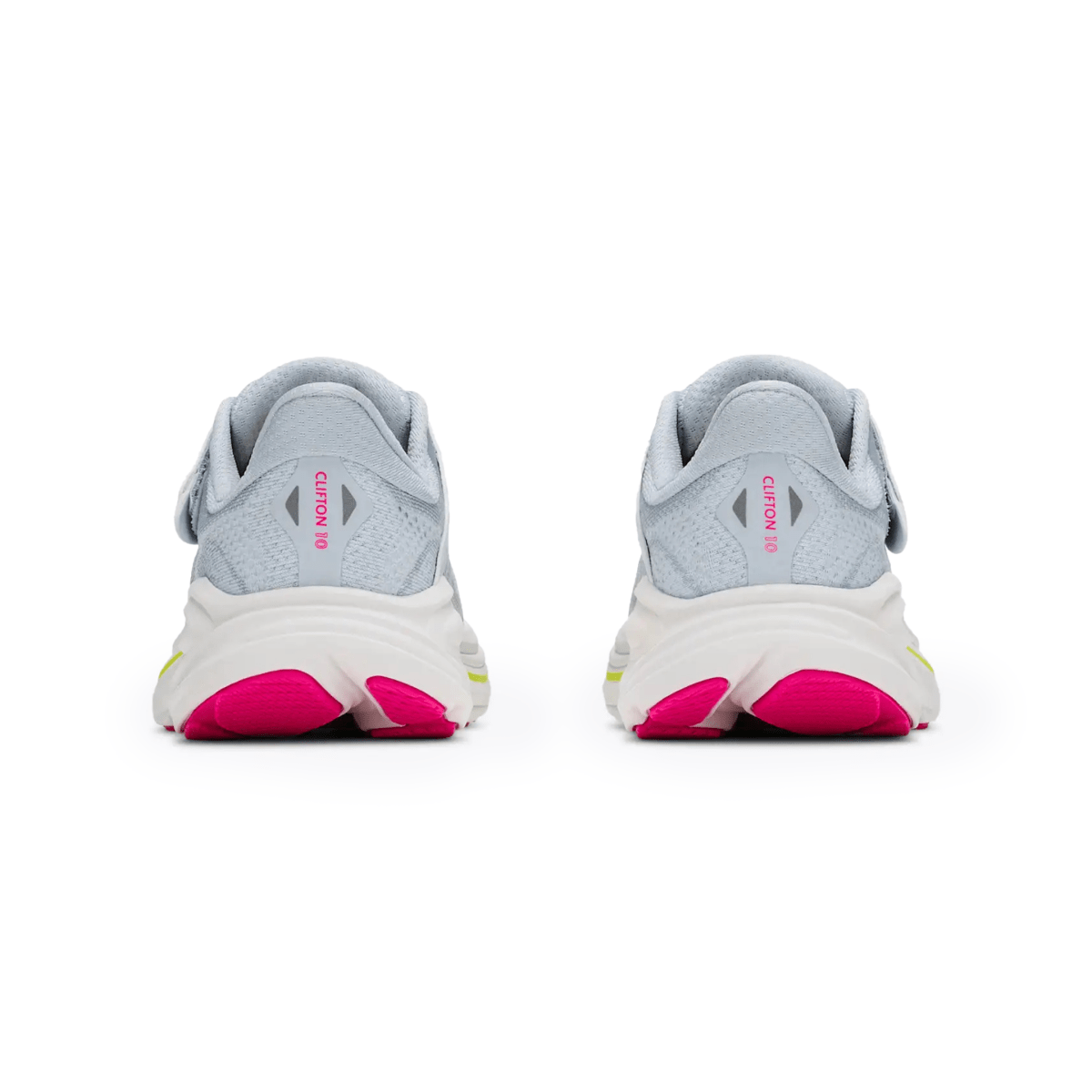 Hoka One One Kids (Preschool) Clifton 10 Overcast/Neon Dragonfruit