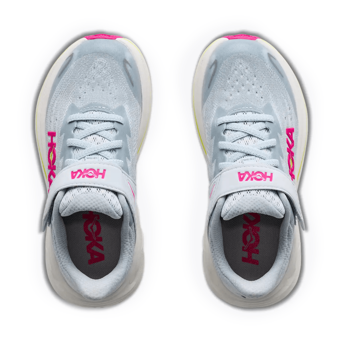 Hoka One One Kids (Preschool) Clifton 10 Overcast/Neon Dragonfruit