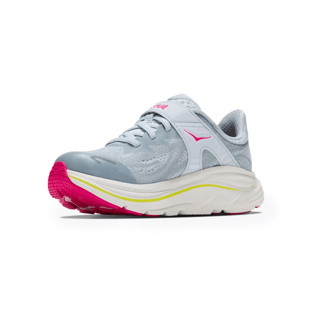 Hoka One One Kids (Preschool) Clifton 10 Overcast/Neon Dragonfruit