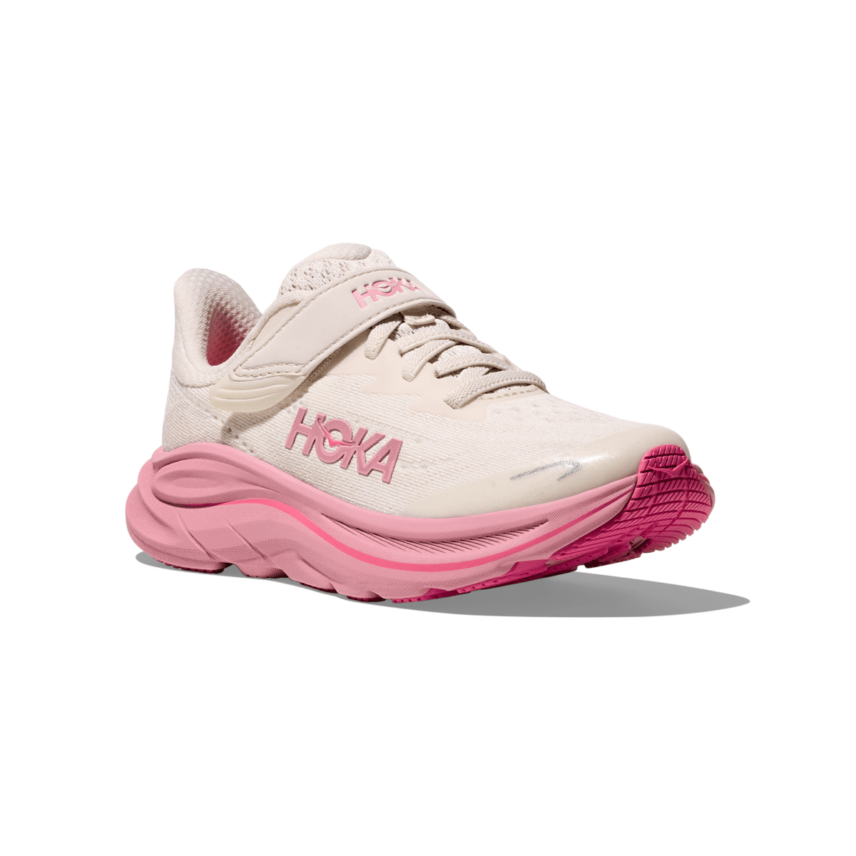 Hoka One One Kids (Preschool) Clifton 10 Rose Cream/Dried Rose
