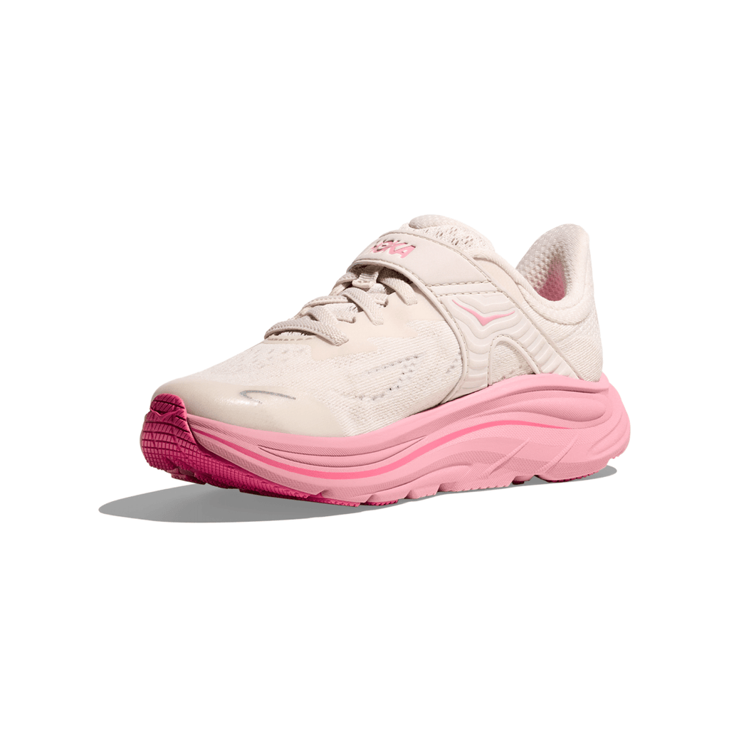 Hoka One One Kids (Preschool) Clifton 10 Rose Cream/Dried Rose