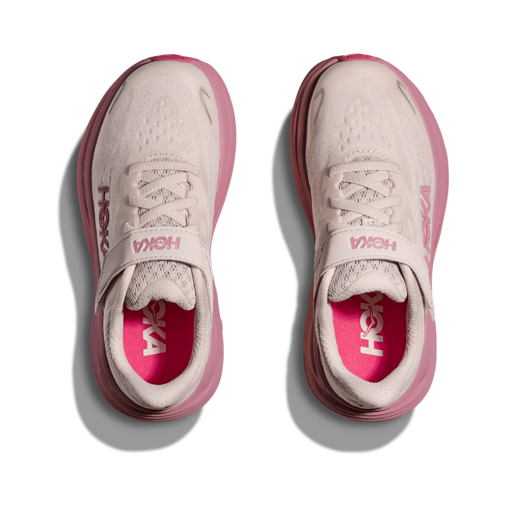 Hoka One One Kids (Preschool) Clifton 10 Rose Cream/Dried Rose