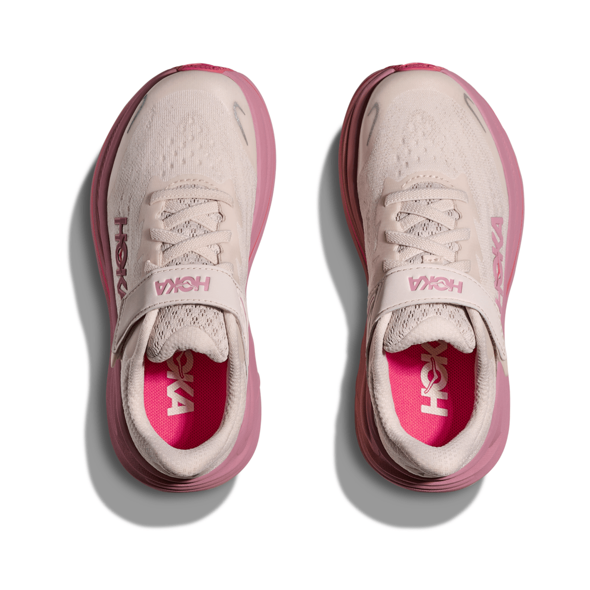 Hoka One One Kids (Preschool) Clifton 10 Rose Cream/Dried Rose