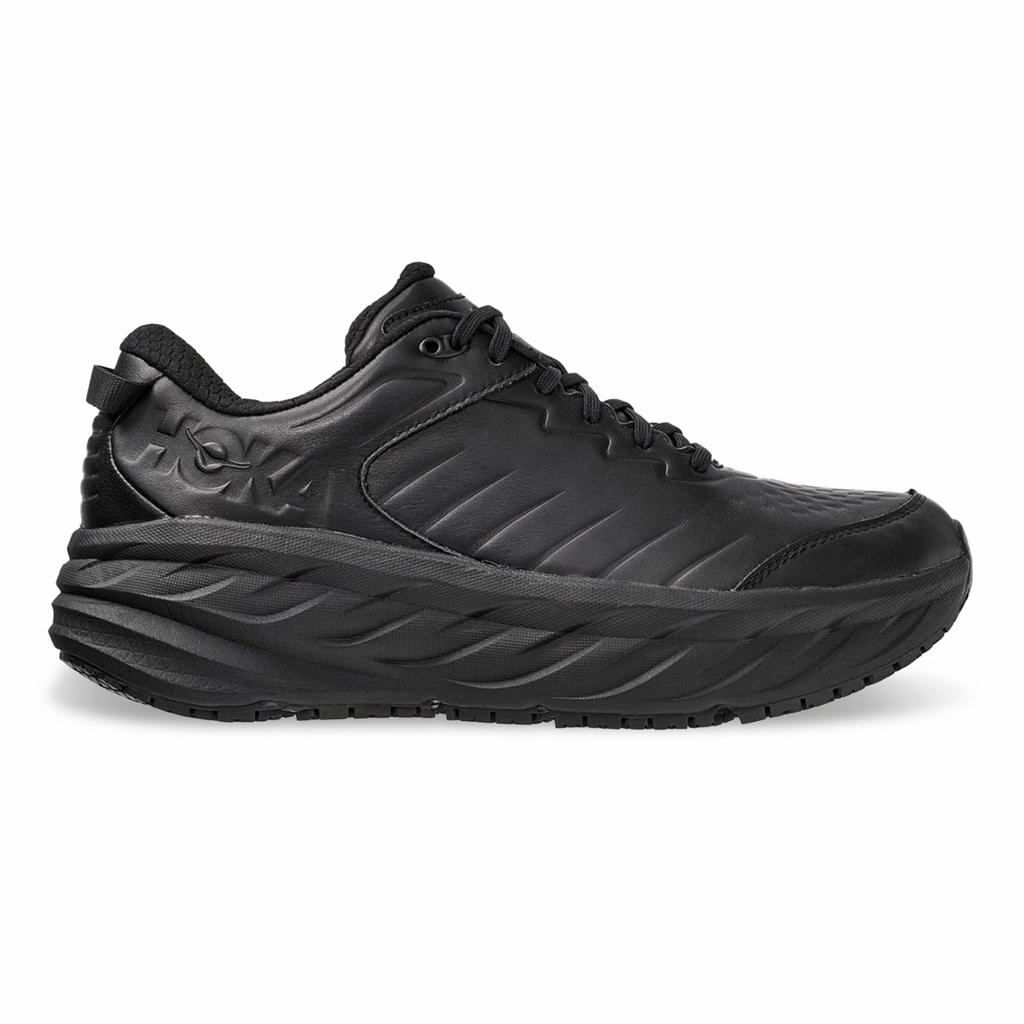 Hoka One One Men's Bondi SR Black Leather