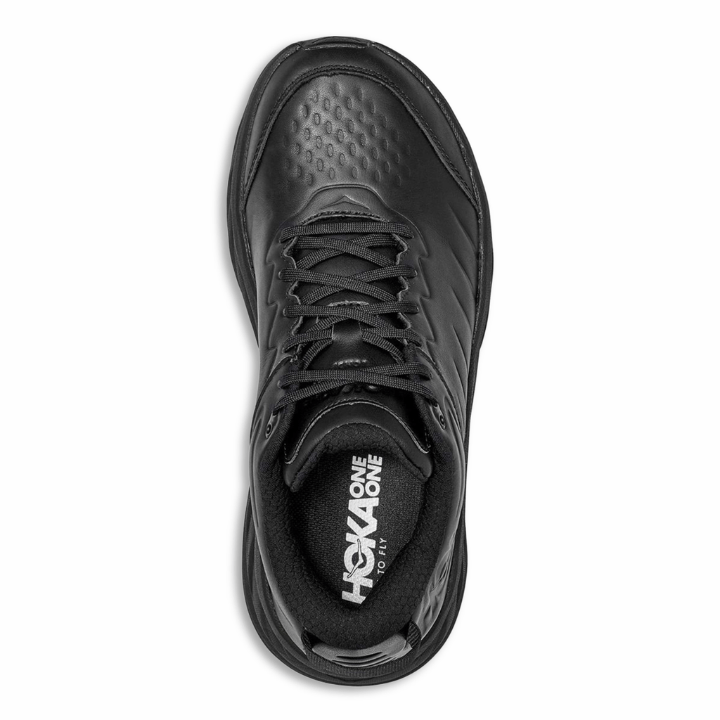 Hoka One One Men's Bondi SR Black Leather