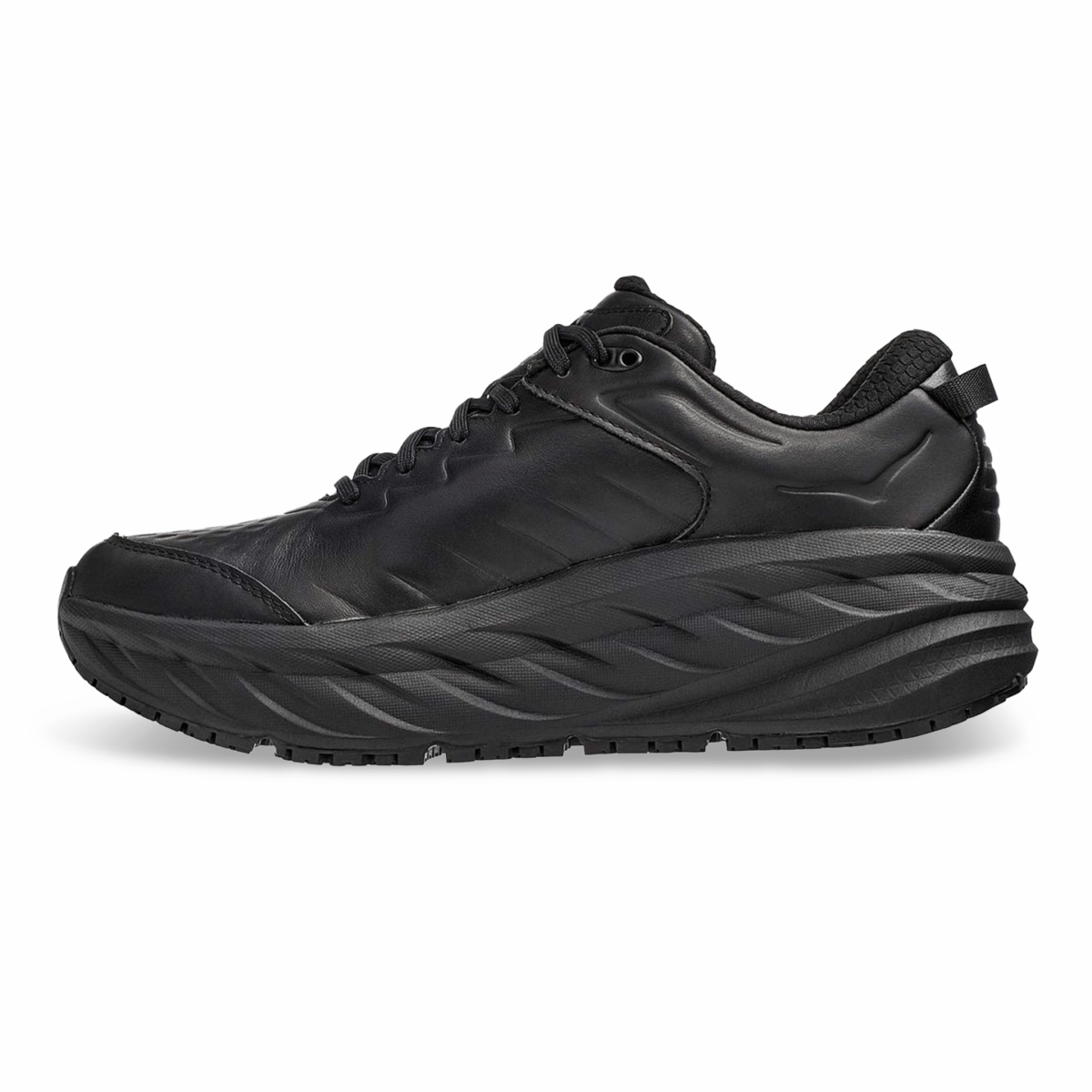 Hoka One One Men's Bondi SR Black Leather