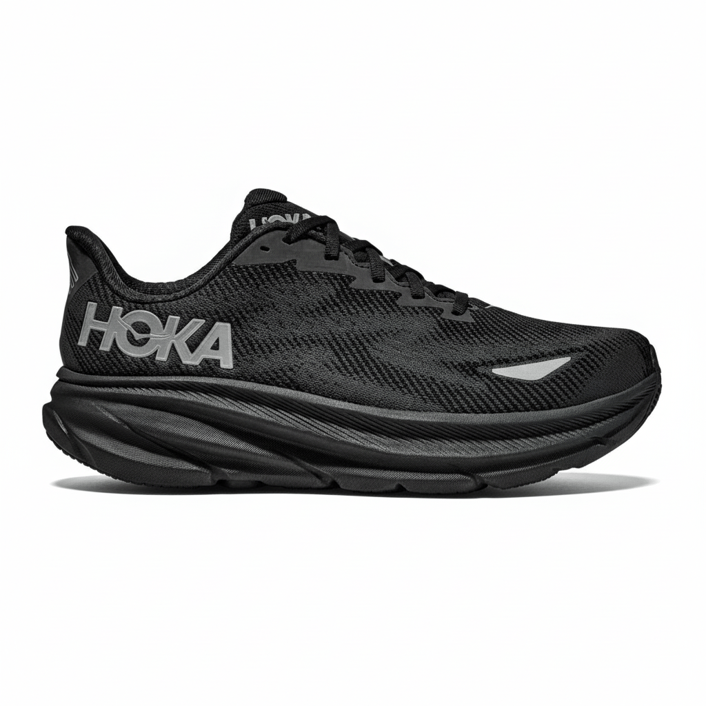 Hoka One One Men's Clifton 9 Black/Black Gore-Tex