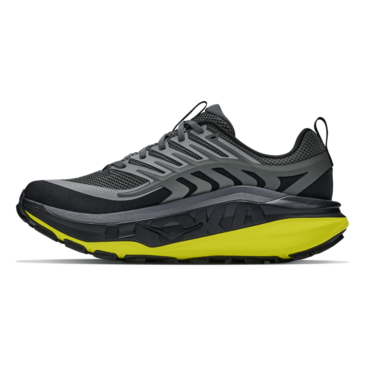 Hoka One One Men's Stinson 8 Black/Citrus
