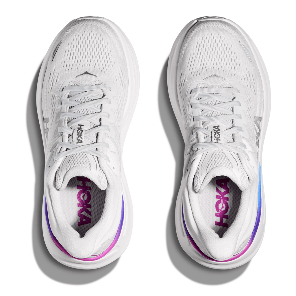 Hoka One One Women's Bondi 9 Cosmic Grey/White
