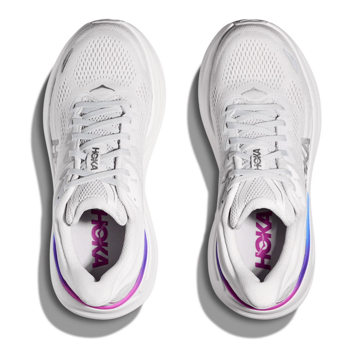 Hoka One One Women's Bondi 9 Cosmic Grey/White
