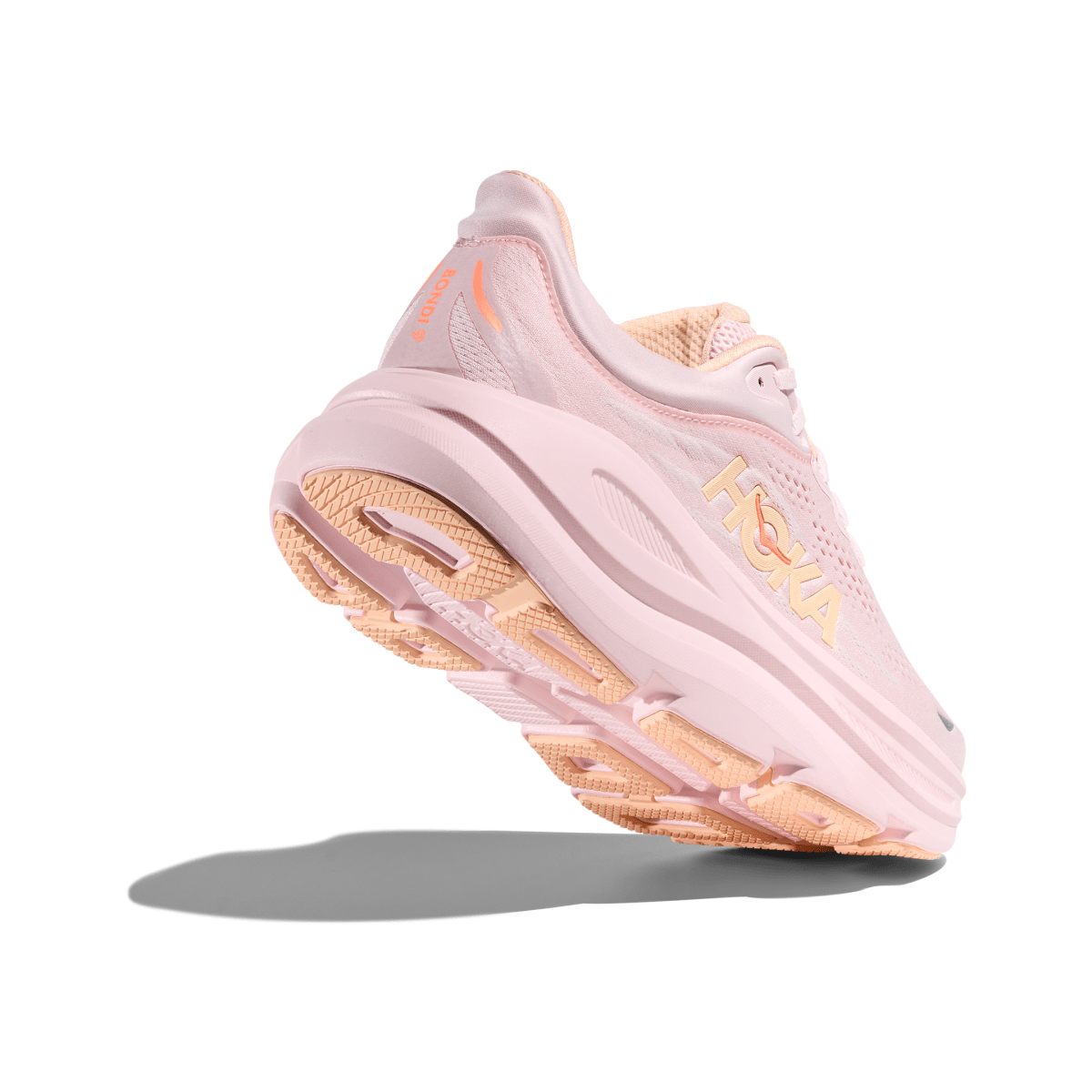 Hoka One One Women's Bondi 9 Lilac Cream/Tangerine Glow