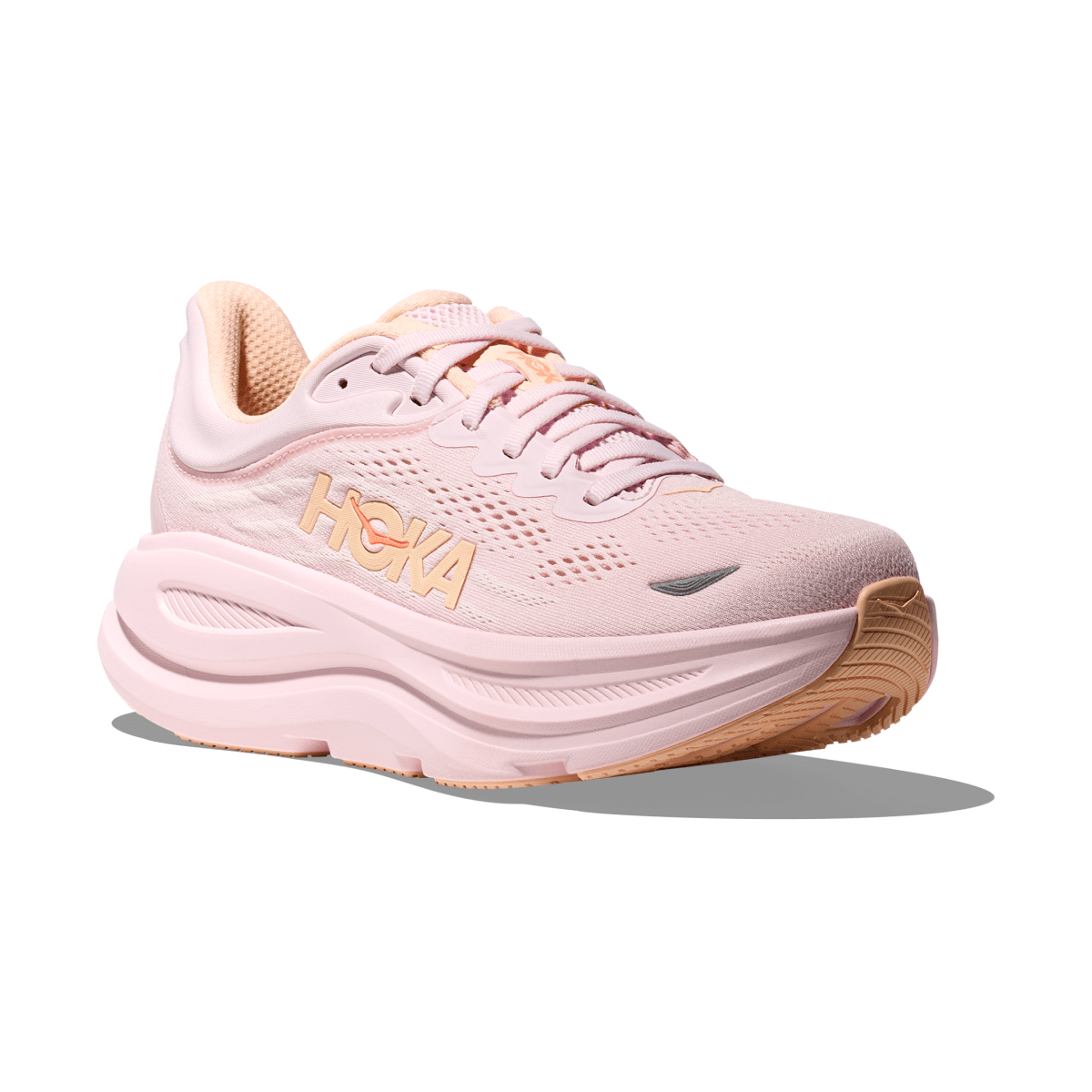 Hoka One One Women's Bondi 9 Lilac Cream/Tangerine Glow