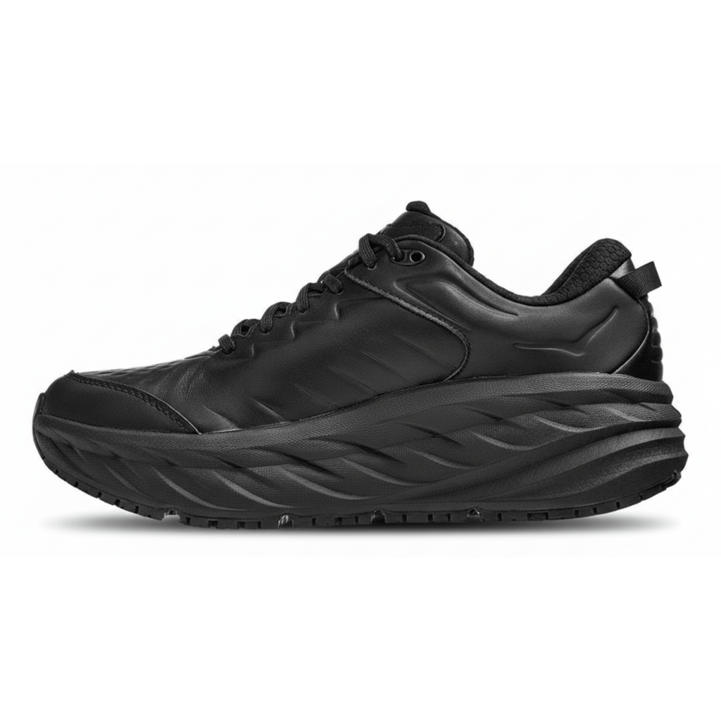 Hoka One One Women's Bondi SR Black Leather