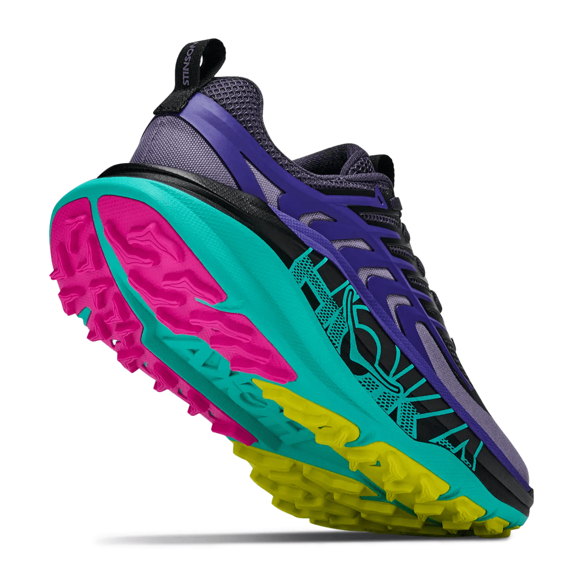 Hoka One One Women's Stinson 8 Purple Squid Ink/Electric Aqua