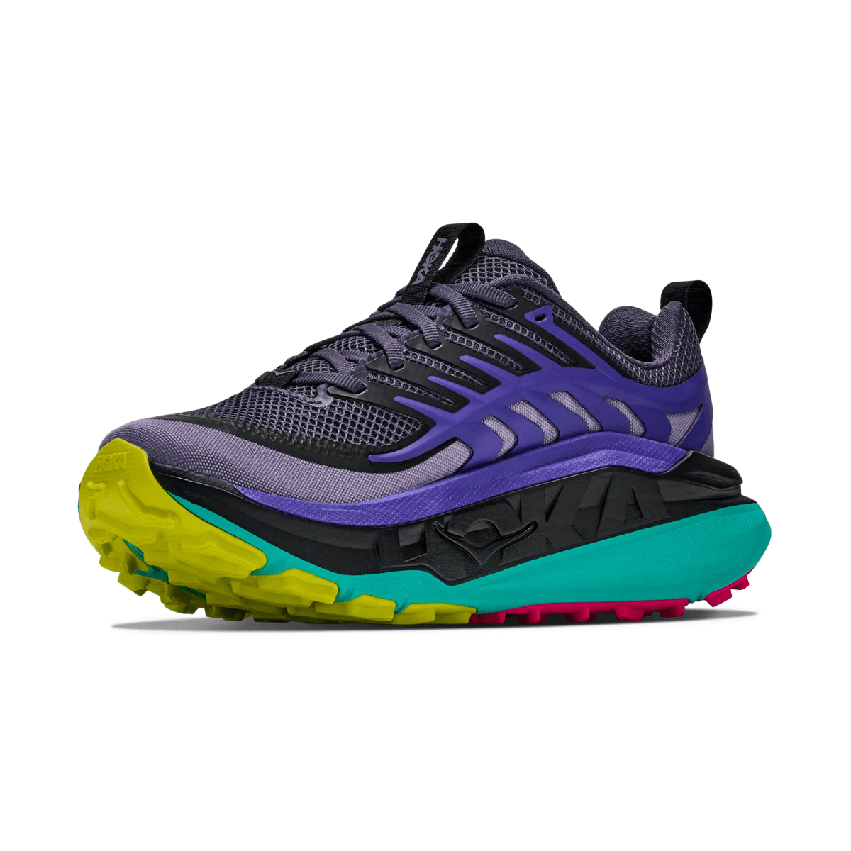 Hoka One One Women's Stinson 8 Purple Squid Ink/Electric Aqua