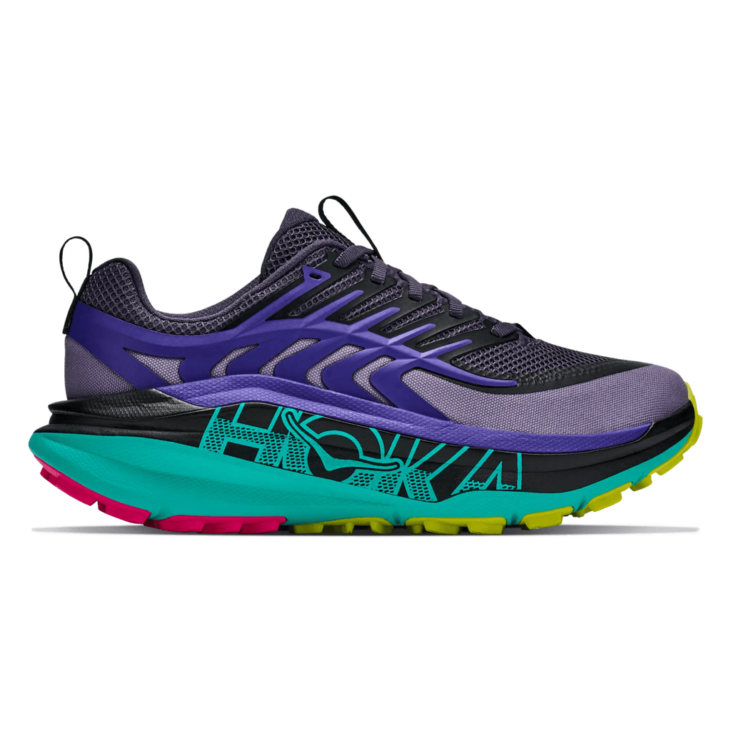 Hoka One One Women's Stinson 8 Purple Squid Ink/Electric Aqua