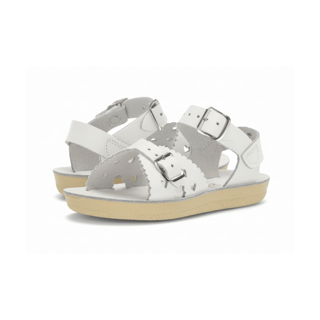 Hoy Shoe Co. Toddlers Salt Water Sun-San Sweetheart White