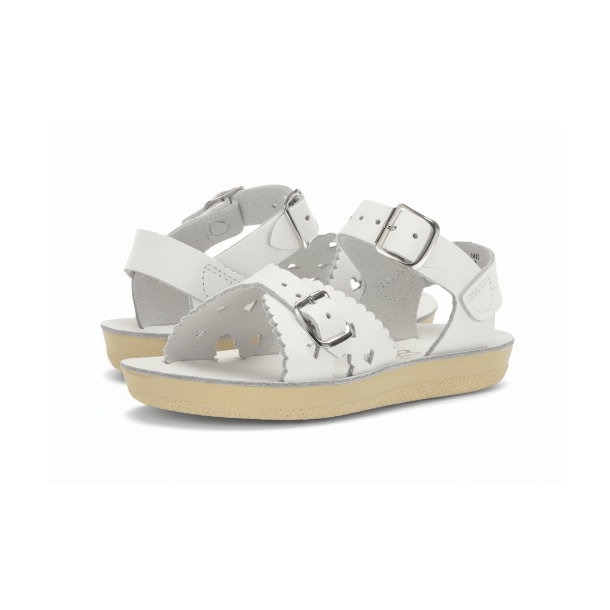Hoy Shoe Co. Toddlers Salt Water Sun-San Sweetheart White