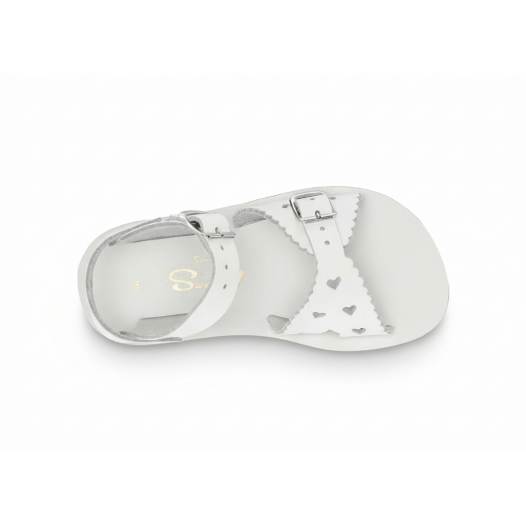 Hoy Shoe Co. Toddlers Salt Water Sun-San Sweetheart White