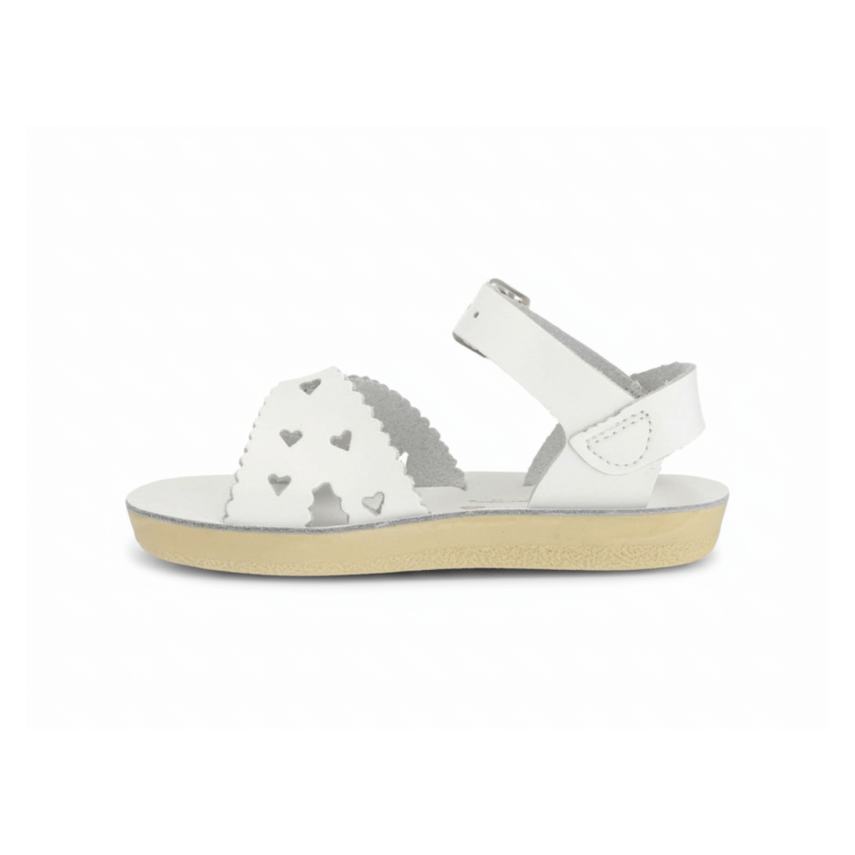Hoy Shoe Co. Toddlers Salt Water Sun-San Sweetheart White