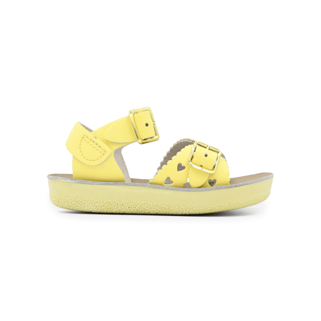 HOY SHOE CO. Toddlers Sun-San Sweetheart Butter Yellow Sweetheart Butter