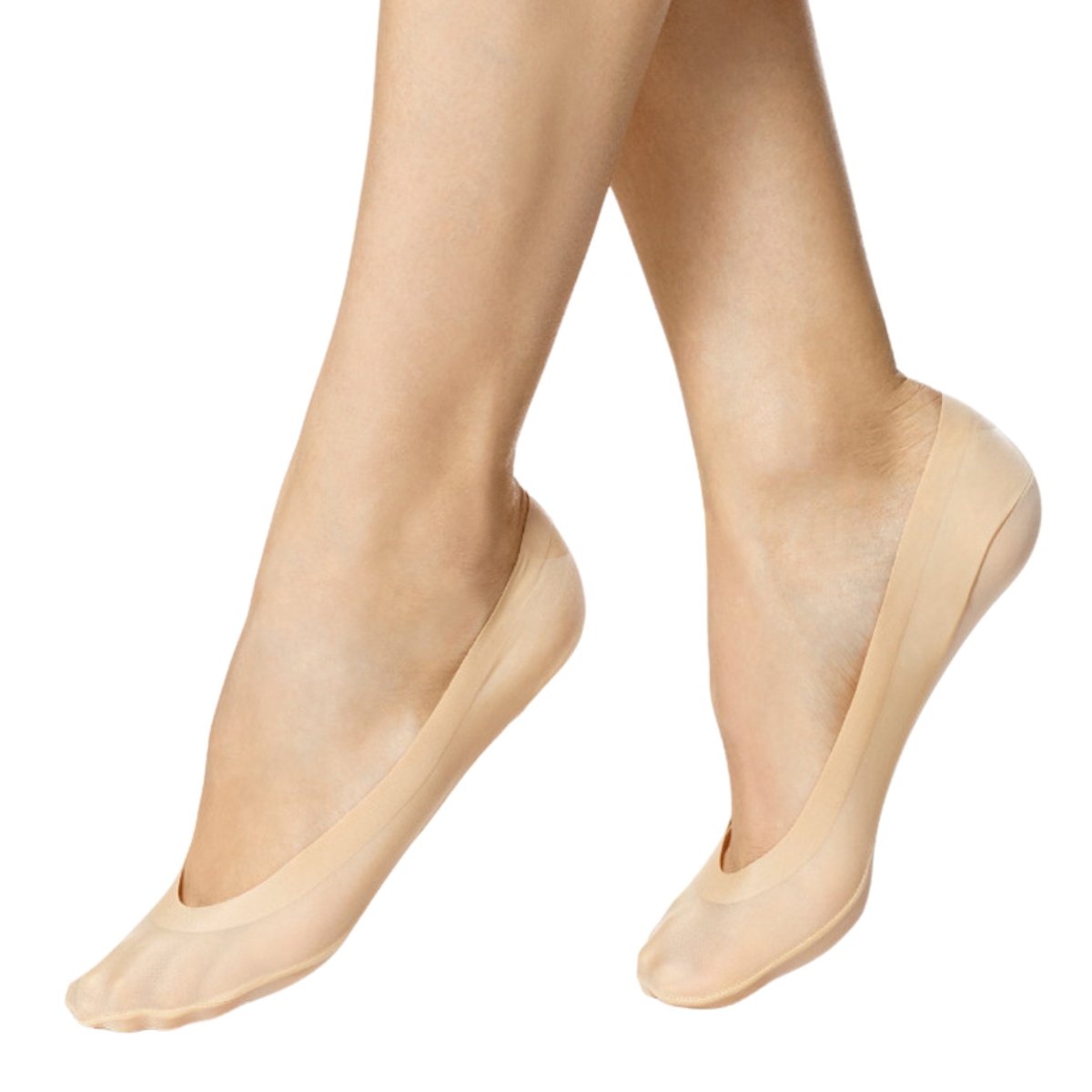 Hue Women's U12763 Classic Perfect Edge Liner Natural Socks