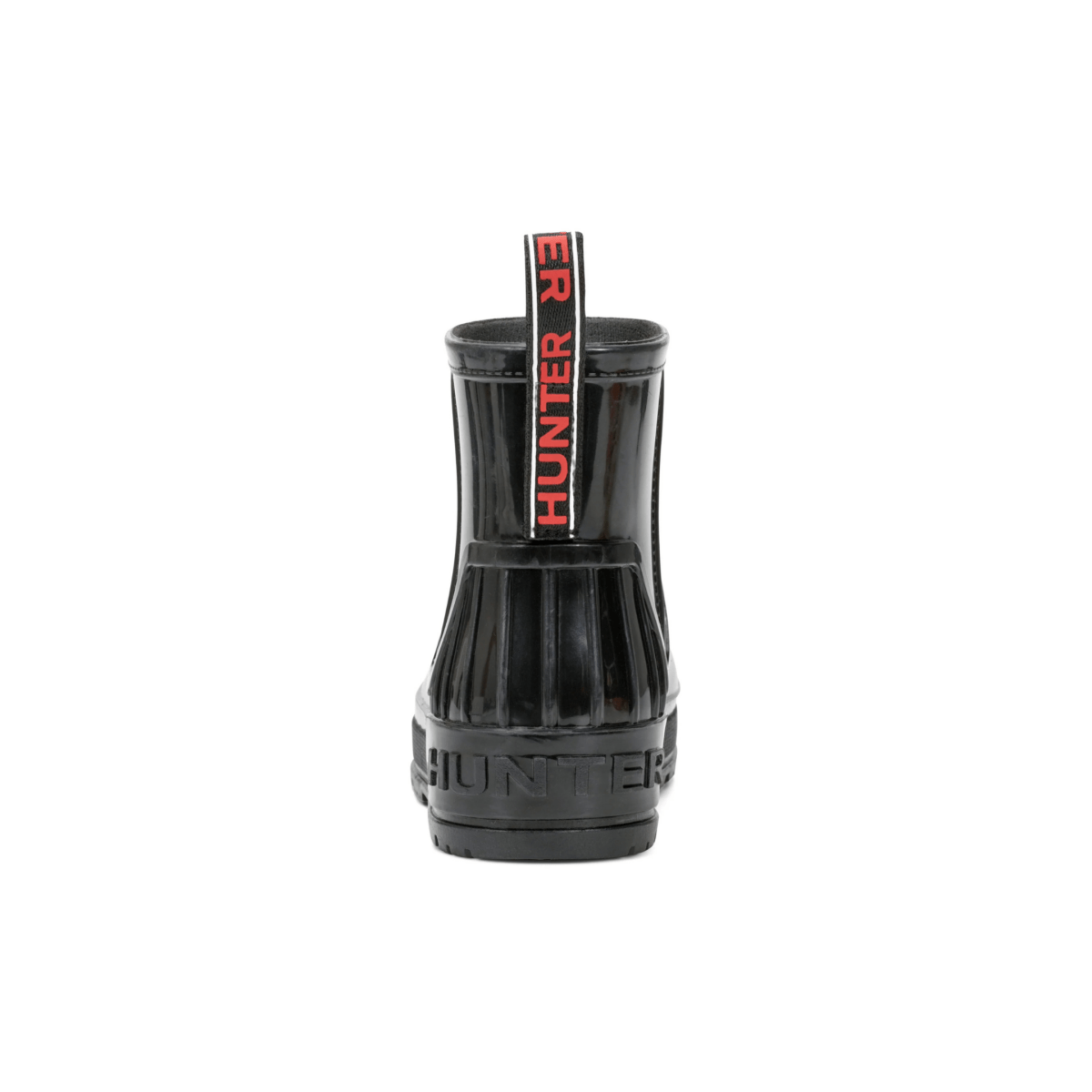 Hunter Kids Grace Black Patent Waterproof